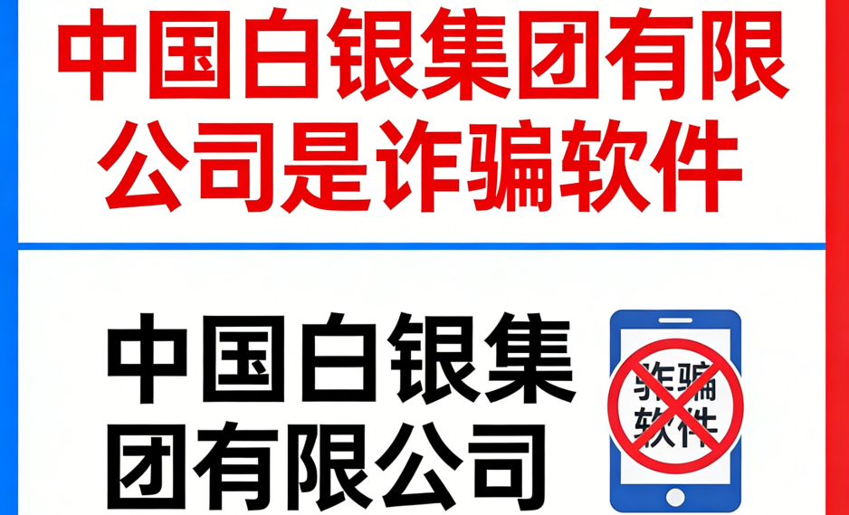 中国白银集团有限公司是诈骗软件！